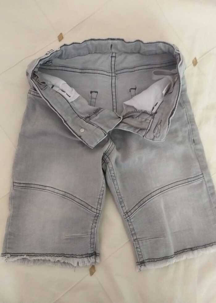 DeFacto 6/7 yaş gri kot şort  - Görsel 5