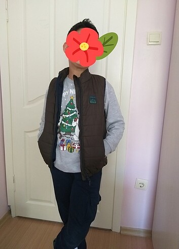 Soobe marka 10 yaş haki yelek - Görsel 7