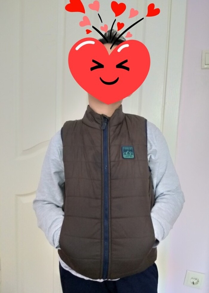 Soobe marka 10 yaş haki yelek - Görsel 3