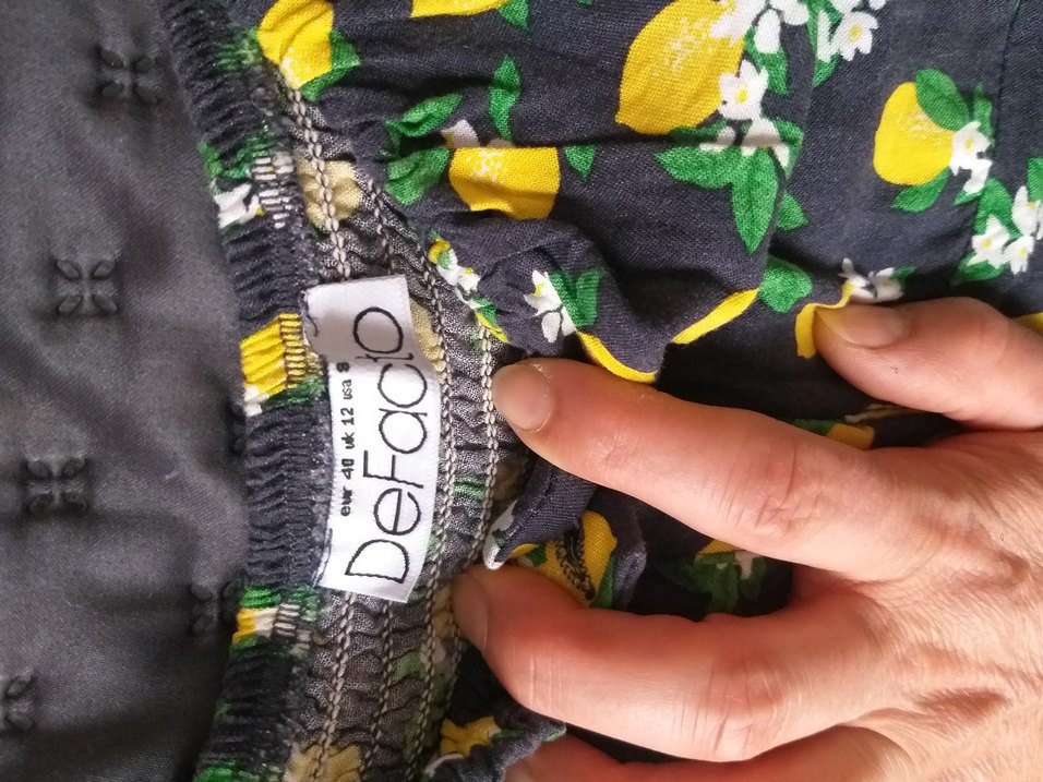 DeFacto Limon desenli tulum elbise - Görsel 5