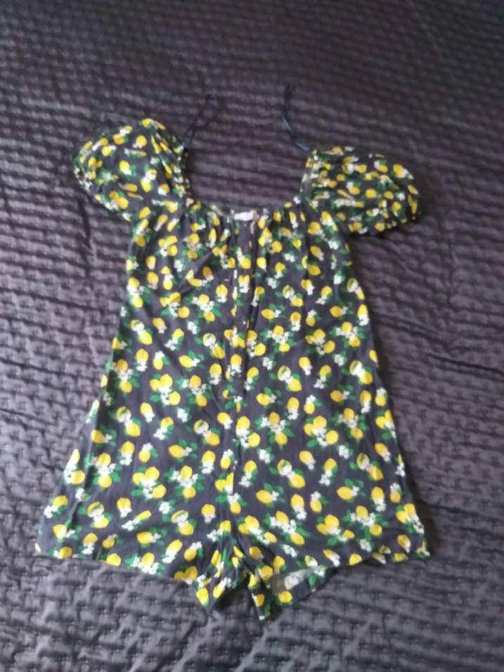 DeFacto Limon desenli tulum elbise - Görsel 4