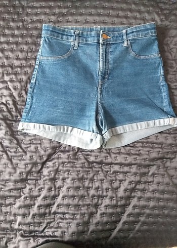 15-16 Yaş Beden H&M Denim licralı şort