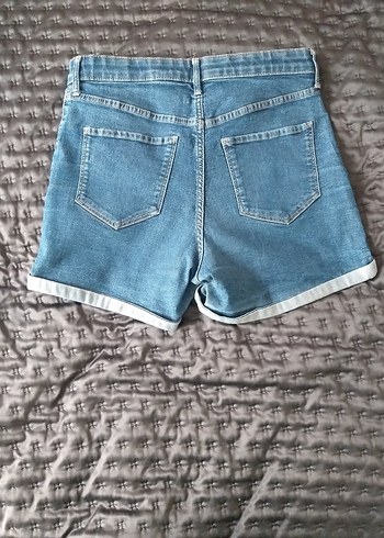 15-16 Yaş Beden lacivert Renk H&M Denim licralı şort