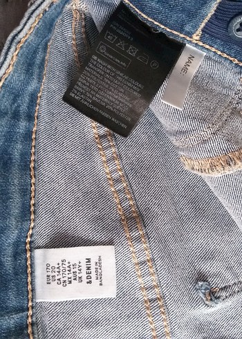 H&M Denim licralı şort - Görsel 6