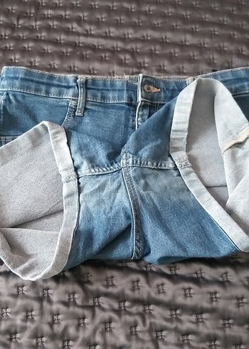 H&M Denim licralı şort - Görsel 8