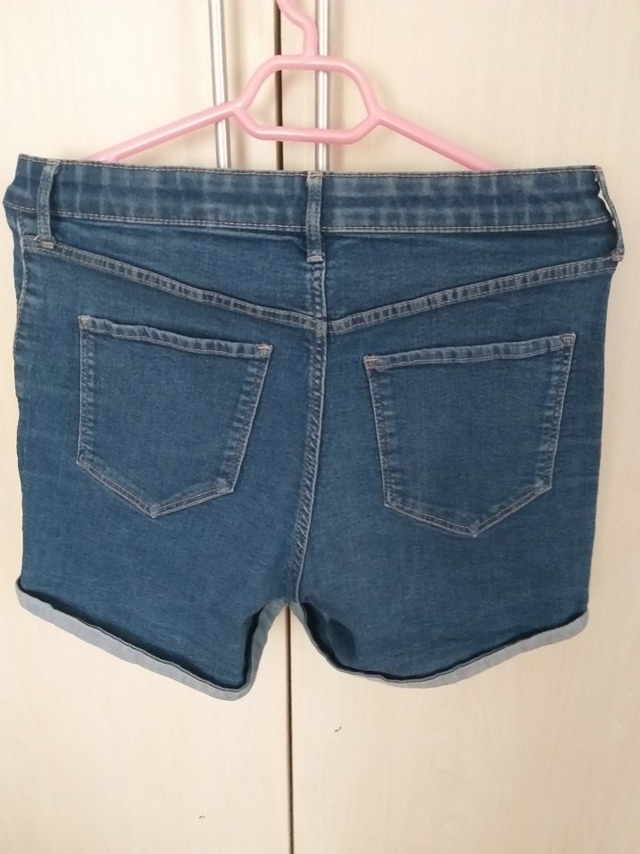 H&M Denim licralı şort - Görsel 2