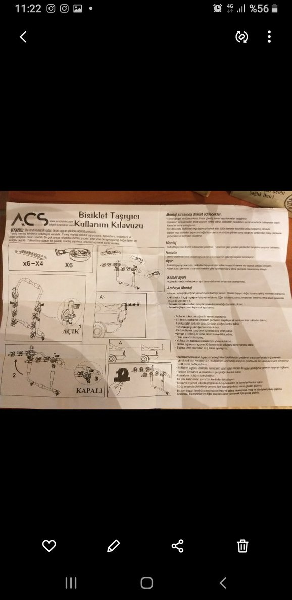 ACS 2'li Bisiklet Taşıyıcı - Görsel 5