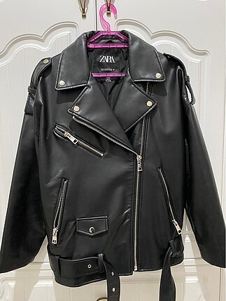 zara oversize deri ceket