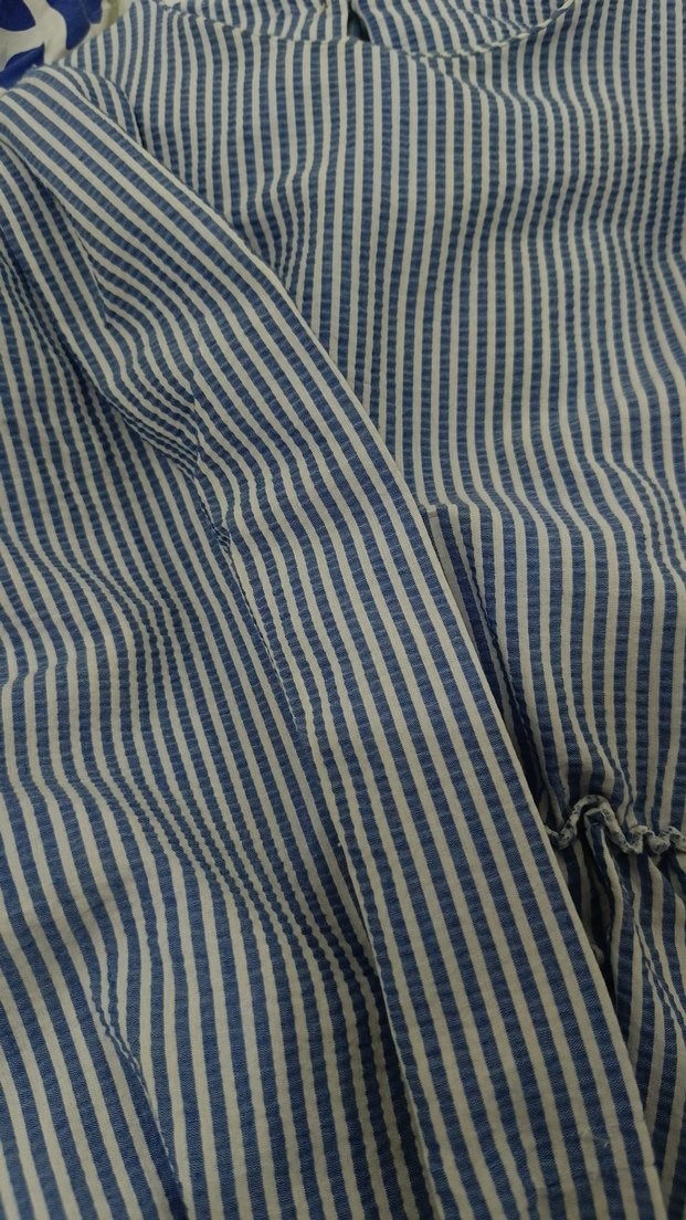 Çizgili Uzun Bohem Elbise Trendyol Milla DeFacto - Görsel 3