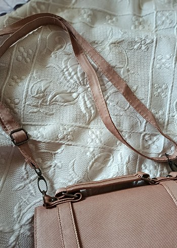 Pudra Kadın Deri Tokalı Çanta şık çanta Mango Armine DeFacto LC - Görsel 5