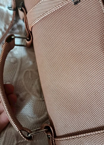 Pudra Kadın Deri Tokalı Çanta şık çanta Mango Armine DeFacto LC - Görsel 8