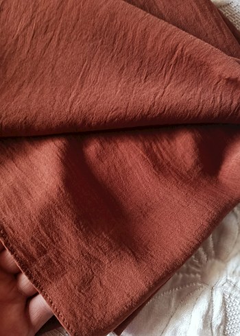 kiremit Keten Bohem Kadın Şal - Görsel 4