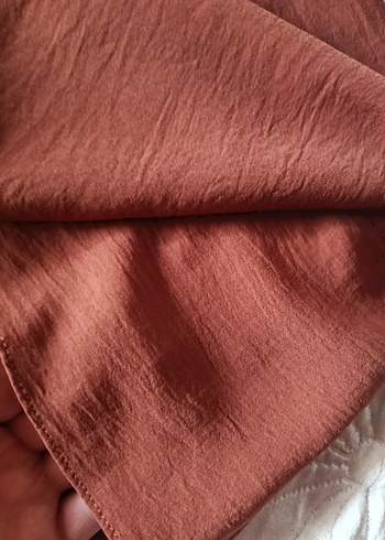 kiremit Keten Bohem Kadın Şal - Görsel 5