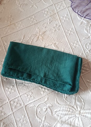 Kadın petrol yeşili eşarp günlük eşarp Mango silkhome levidor - Görsel 2