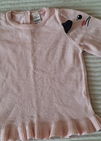 Lc Waikiki Pembe Nakışlı Kız Kazak