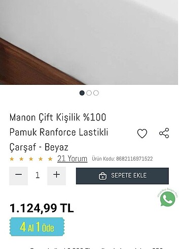 Madame Coco çift kişilik çarşaf/2 kılıf 