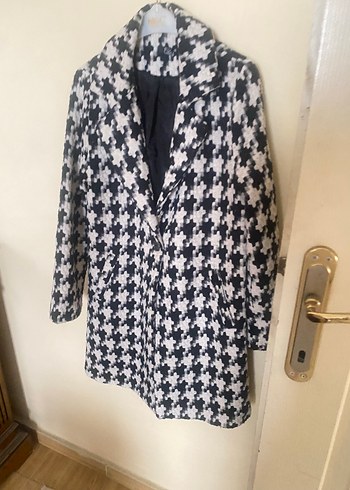 Zara Sikligin Simgesi Siyah Beyaz Kazayagi Blazer Ceket