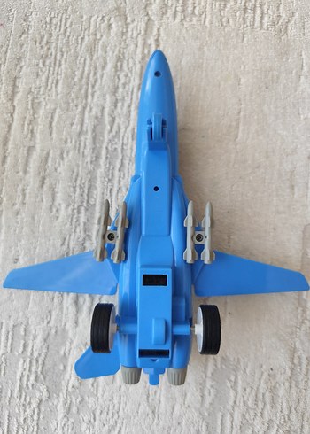  Mavi Renkli Oyuncak Jet KIZILELMA UÇAK
