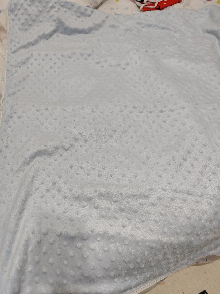 Nakışlı Bebek Battaniyesi, Yumuşak Kadife Nohut - Görsel 2