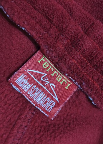 Bordo Ferrari Michael Schumacher POLAR EŞOFMAN ALT M - Görsel 2
