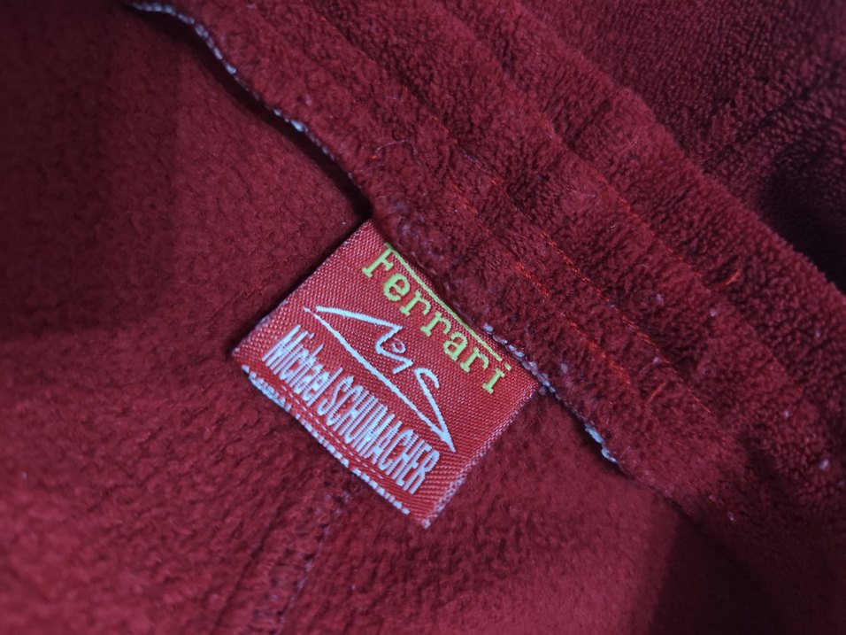 Bordo Ferrari Michael Schumacher POLAR EŞOFMAN ALT M - Görsel 2