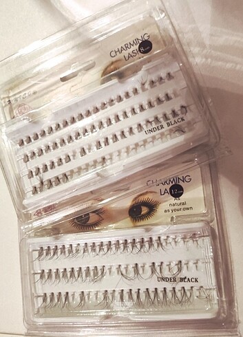 8mm ve 12mm charming lash kıl takma kirpik 