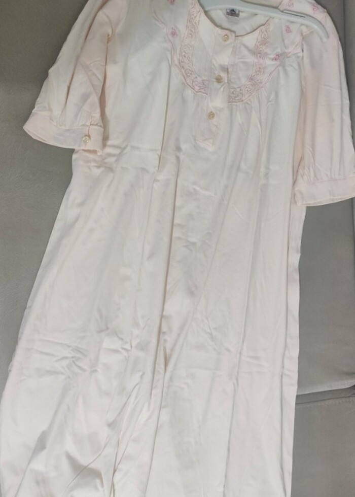 SOMON RENGİ RETRO PENYE GECELİK S M L - Görsel 2