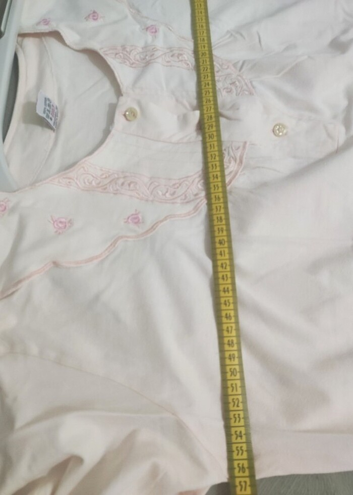 SOMON RENGİ RETRO PENYE GECELİK S M L - Görsel 3