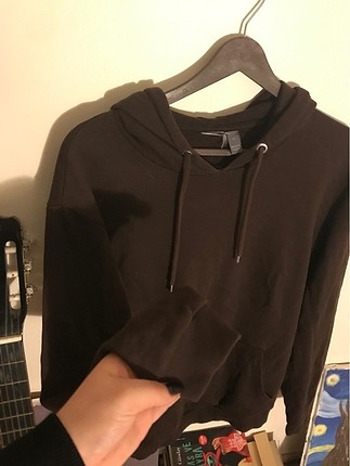 kahve rengi sweatshirt hoddie