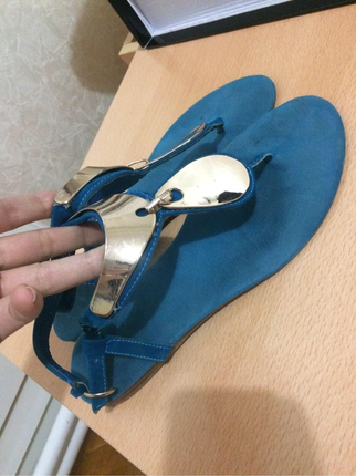 38 Beden mavi Renk Codentry sandalet