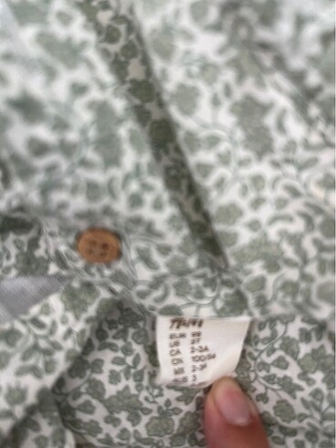 24-36 Ay Beden yeşil Renk H&M yeşil çiçek elbise