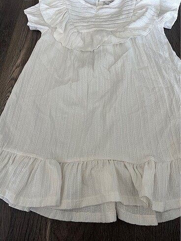 Zara Zara 3-4 yaş beyaz elbise