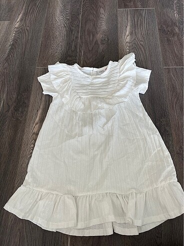 Zara 3-4 yaş beyaz elbise