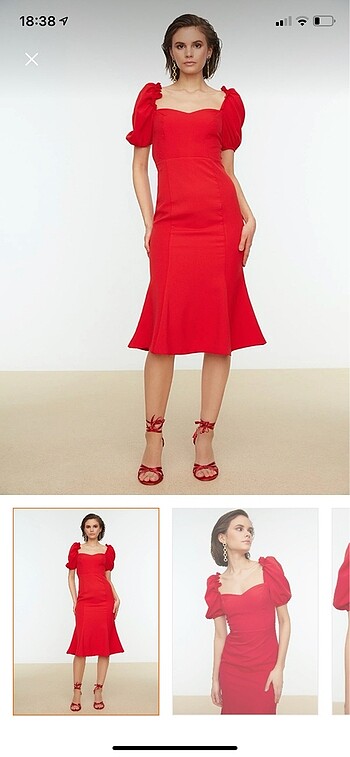 Trendyol Milla Kırmızı Elbise
