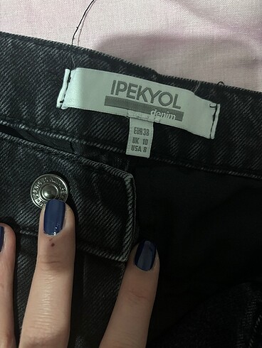ipekyol İpekyol kot pantolon 38 beden mom jean tarzı