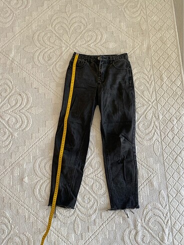 pull and bear antrasit mom jean