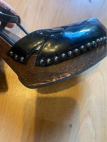37 Beden Orjinal vintage prada topuklu ayakkabı