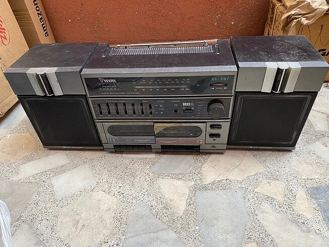 vestel müzikseti, FM ve kasetçalarlı