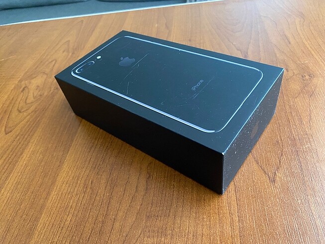 iPhone 7 Plus jet Black Orjinal boş kutusu