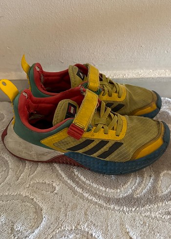 Adidas Sarı Erkek Çocuk Spor Ayakkabı Velcro Bantlı