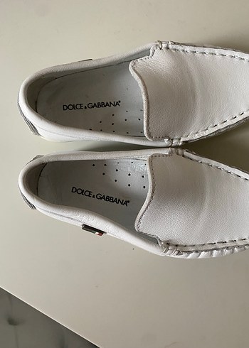 Dolce Gabbana Beyaz Erkek Çocuk Özel Gün Ayakkabısı - Görsel 4