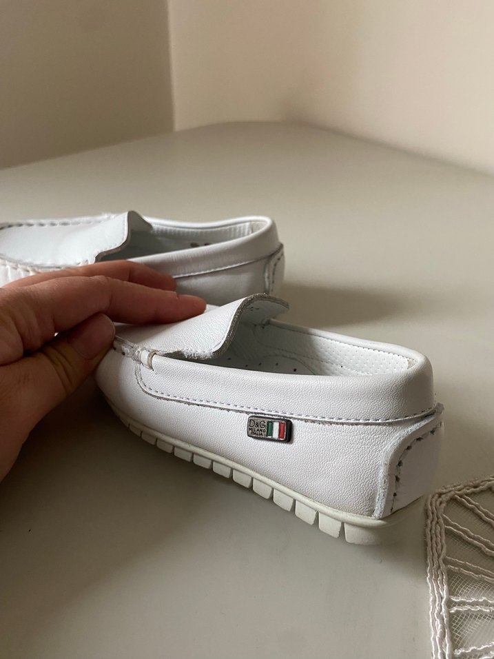 Dolce Gabbana Beyaz Erkek Çocuk Özel Gün Ayakkabısı - Görsel 3