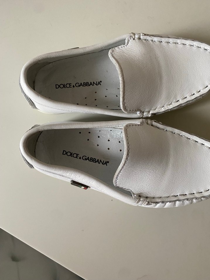 Dolce Gabbana Beyaz Erkek Çocuk Özel Gün Ayakkabısı - Görsel 4