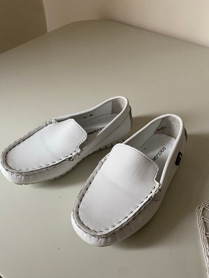 Dolce Gabbana Beyaz Erkek Çocuk Özel Gün Ayakkabısı - Görsel 5