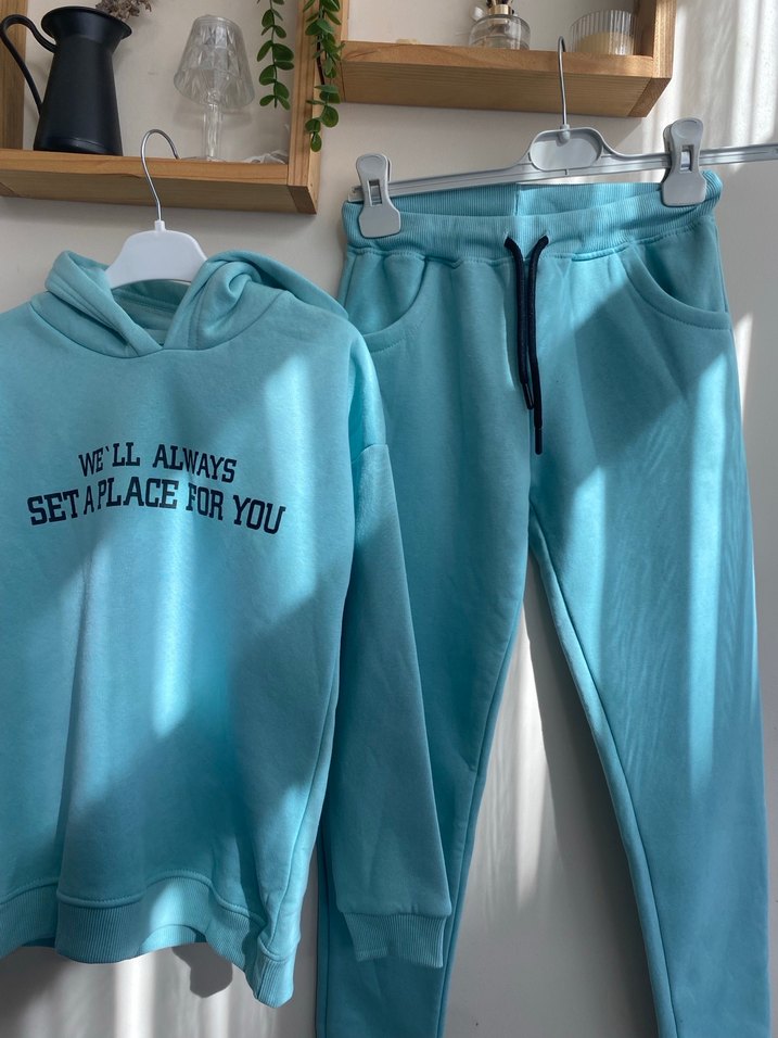 Paulmark Marka Mavi Baskılı Erkek Çocuk Eşofman Takımı - Görsel 2