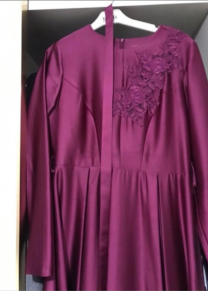 Puane marka saten abiye - Görsel 4