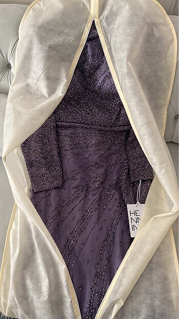 Tesettür taşlı abiye - Görsel 7