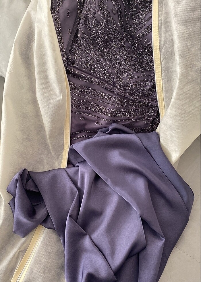 Tesettür taşlı abiye - Görsel 3