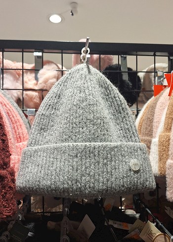 Pembe Örgü Yün Kadın Bere - Görsel 4