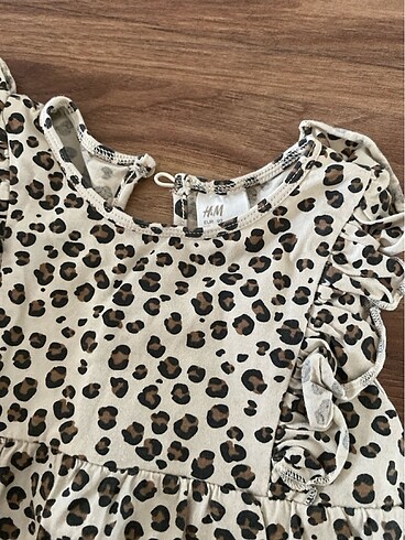 H&M leopar elbise